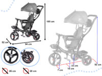 Triratukas TRIKE FIX LITE pilkas - Image 6