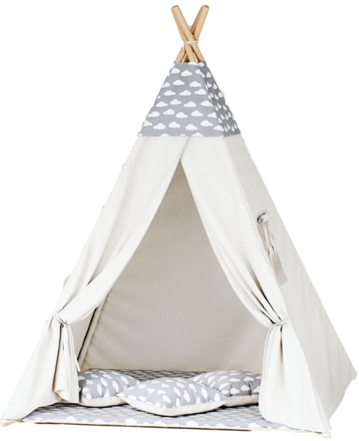Vaikiška palapinė Tipi debesys - Image 3