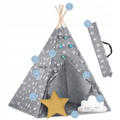 Vaikiška palapinė Tipi - Image 4