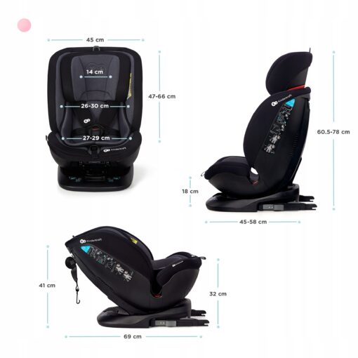 „Kinderkraft“ 0-36 kg pasukama automobilinė kėdutė - Image 11