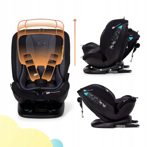„Kinderkraft“ 0-36 kg pasukama automobilinė kėdutė - Image 14
