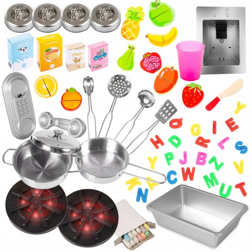 Medinė vaikiška virtuvė KINDERPLAY - Image 4