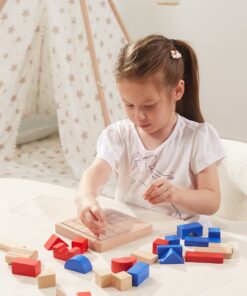 3D Montessori medinių galvosūkių rinkinys