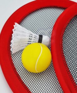 Didelės badmintono teniso raketės vaikams – raudonas