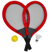 Didelės badmintono teniso raketės vaikams – raudonas