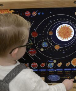 MASTERKIDZ Edukacinė Šviečianti Saulės Sistemos Lenta