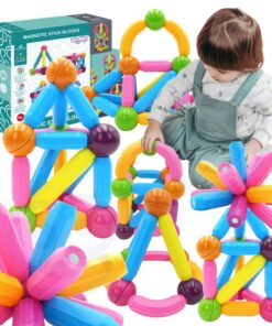Magnetinės edukacinės konstrukcinės kaladėlės 38vnt