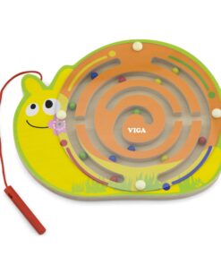 Viga magnetinis labirintas medinis sraigių žaidimas