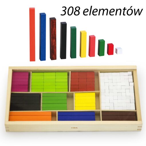 Mediniai pagaliukai mokomieji matematiniai blokeliai