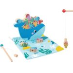 TOOKY TOY medinis banginių ir žuvų žaidimas