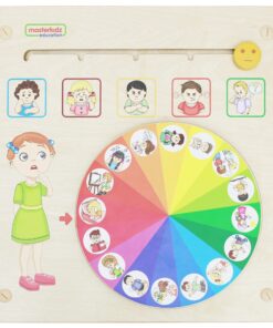 Montessori edukacinė lenta emocijų mokymasis