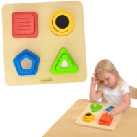 Montessori medinis rūšiuotojas formoms