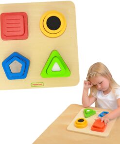 Montessori medinis rūšiuotojas formoms