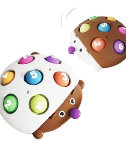 Skaičių ir spalvų Pop-it ežiukas