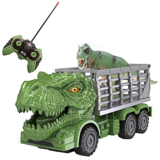 WOOPIE RC automobilio dinozaurų žalia + figūrėlė