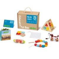 TOOKY TOY Montessori lavinamoji dėžutė 6in1 sensorinė 19–24 mėn.