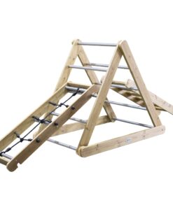 CLASSIC WORLD EDU medinis žaidimų aikštelės XL Montessori laipiojimo kopėčių komplektas