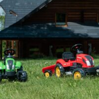 FALK Country Farmer pedalų traktorius su priekaba