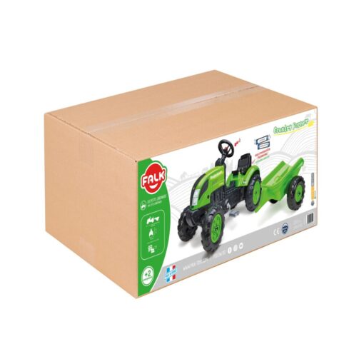 FALK Country Farmer pedalų traktorius su priekaba