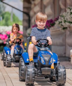 FALK New Holland didelis pedalinis traktorius su priekaba