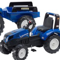 FALK New Holland didelis pedalinis traktorius su priekaba