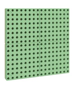 MASTERKIDZ Sieninė plokštė Mokslo lenta Kūrybinė STEM lauko lenta + Tvirtinimo plokštė 40 x 40 (cm)
