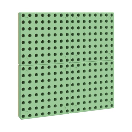 MASTERKIDZ Sieninė plokštė Mokslo lenta Kūrybinė STEM lauko lenta + Tvirtinimo plokštė 40 x 40 (cm)