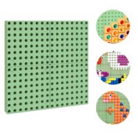 MASTERKIDZ Sieninė plokštė Mokslo lenta Kūrybinė STEM lauko lenta + Tvirtinimo plokštė 40 x 40 (cm)