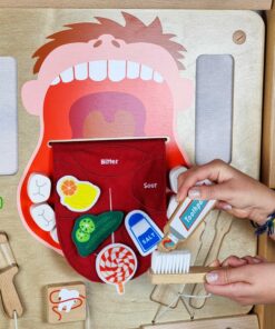 MASTERKIDZ burnos higienos „Flex Montessori“ sieninė sensorinė lenta