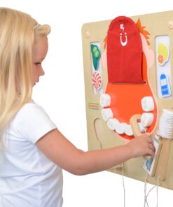 MASTERKIDZ burnos higienos „Flex Montessori“ sieninė sensorinė lenta
