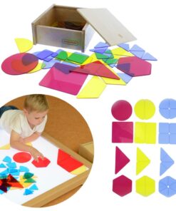 MASTERKIDZ permatomos geometrinės formos