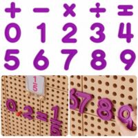 MASTERKIDZ skaičių ir simbolių rinkinys STEM sieninėms plokštėms mokytis skaičiavimo ir matematikos