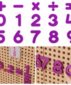 MASTERKIDZ skaičių ir simbolių rinkinys STEM sieninėms plokštėms mokytis skaičiavimo ir matematikos