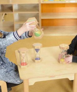 MASTERKIDZ smėlio laikrodžio rinkinys – Mokymasis apie laiką