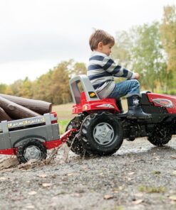 Rolly Toys RollyJunior RT – Pedalinis traktorius su priekaba Vaikams 3-8 metų iki 50 kg