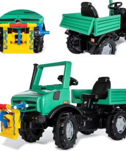 Rolly Toys RollyUnimog Forst Mercedes-Benz gervė – sunkvežimio pedalais minamas automobilis