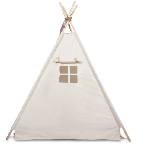 TIPEE TIPI kreminė palapinė vaikams su 3 minkštomis pagalvėlėmis - Image 2