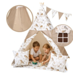 Tipi wigwam palapinė paukšteliai