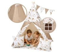 Tipi wigwam palapinė paukšteliai