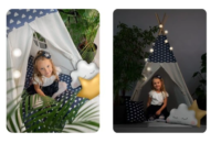 Tipi Wigwam palapinė debesėlis - Image 3