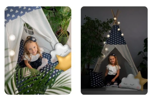 Tipi Wigwam palapinė debesėlis - Image 3