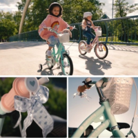 SUN BABY HEART BIKE 14" vaikiškas dviratis su pagalbiniais ratukais - Image 2