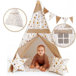 Tipi Wigwam kreminė palapinė