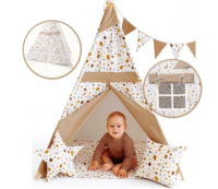 Tipi Wigwam kreminė palapinė