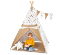 Tipi Wigwam kreminė palapinė - Image 4