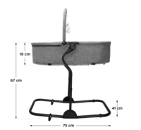 TULANO pilkas 4in1 gultukas - Image 7