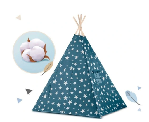 Tipi wigwam didelė palapinė žvaigždės - Image 5