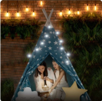 Tipi wigwam didelė palapinė žvaigždės - Image 6