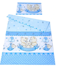 BabyLux 3 dalių patalynės komplektas su apsaugomis - Image 2