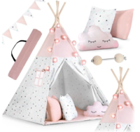 TIPI Wigwam Nukido baltai rausva palapinė - Image 2